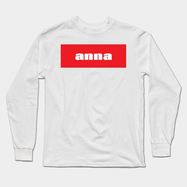 Anna Long Sleeve T-Shirt by ProjectX23Red